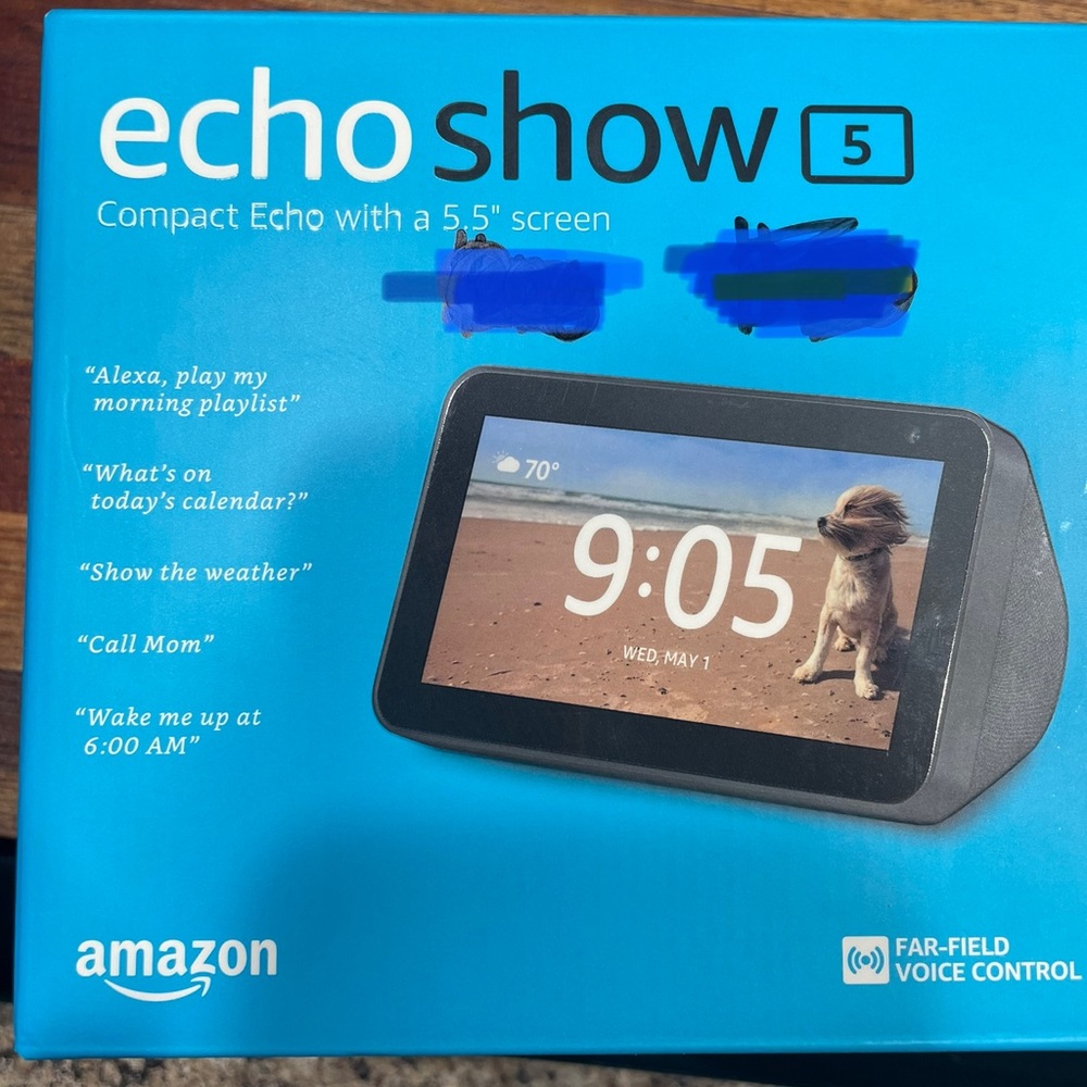 Amazon echo show 5 new in box